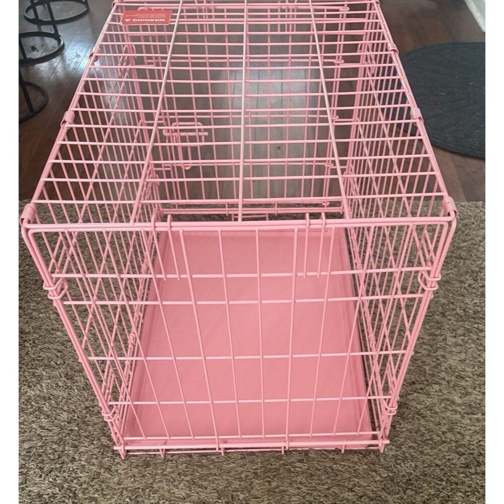 Medium Pink Dog Crate